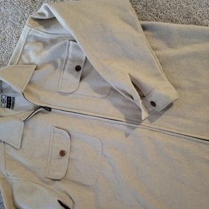 Men's XL wool zip up jacket